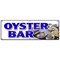 Signmission OYSTER BAR BANNER SIGN fresh clams crabs seafood beer liquor restaurant B-72 Oyster Bar - alternate 1